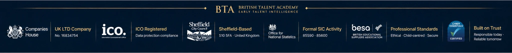 BTA safeguarding standards